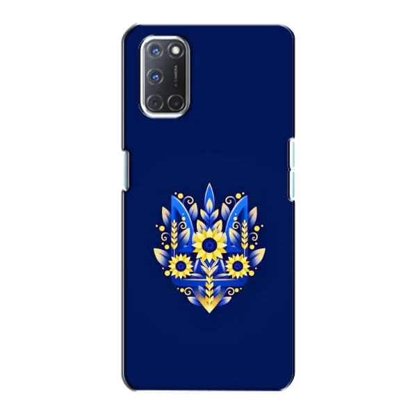 Чехол с принтом «Цветочный Герб» для OPPO A72