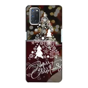 Рождественские Чехлы для Oppo A72 (VPrint) (Елочка узорная)