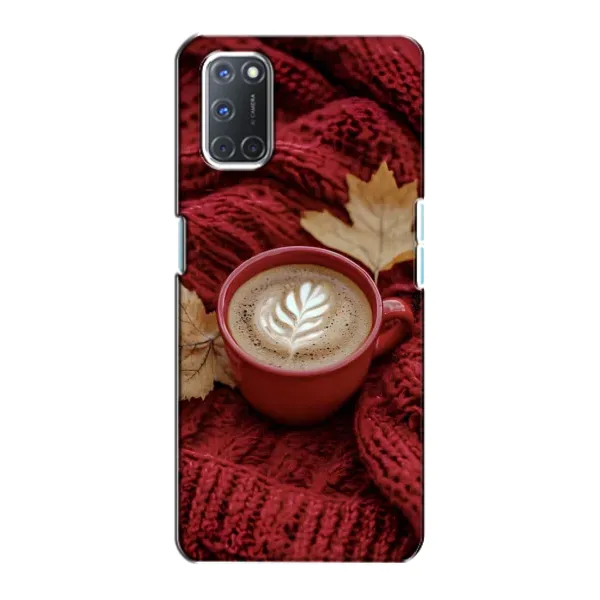 Чохол з принтом «Кава на ковдрі» для OPPO A72