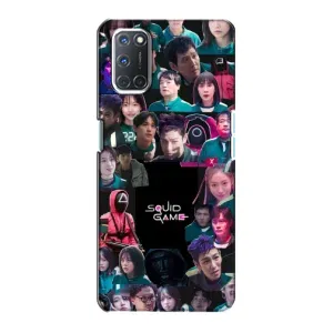 Чохол Гра в кальмара для Oppo A72 (Колаж Гра кальмара)