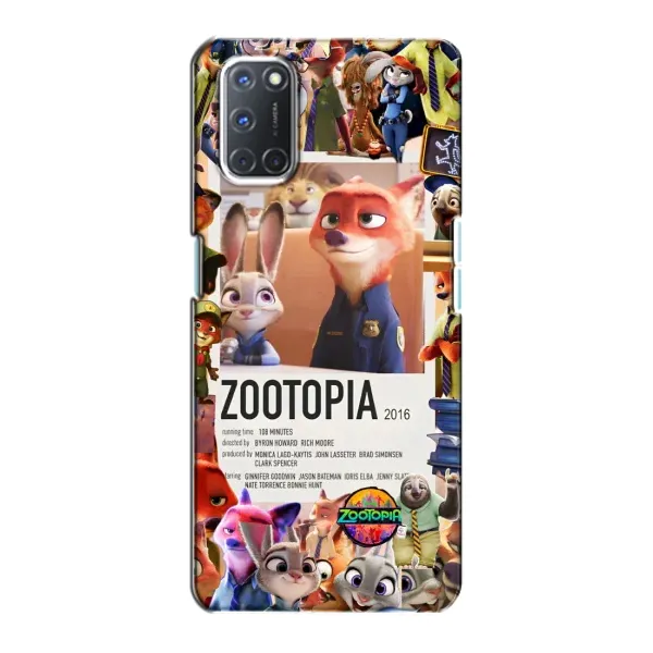 Чохол з принтом «Постер Зоотрополіс» для OPPO A72 Чохол з принтом «Постер Зоотрополіс» для OPPO A72