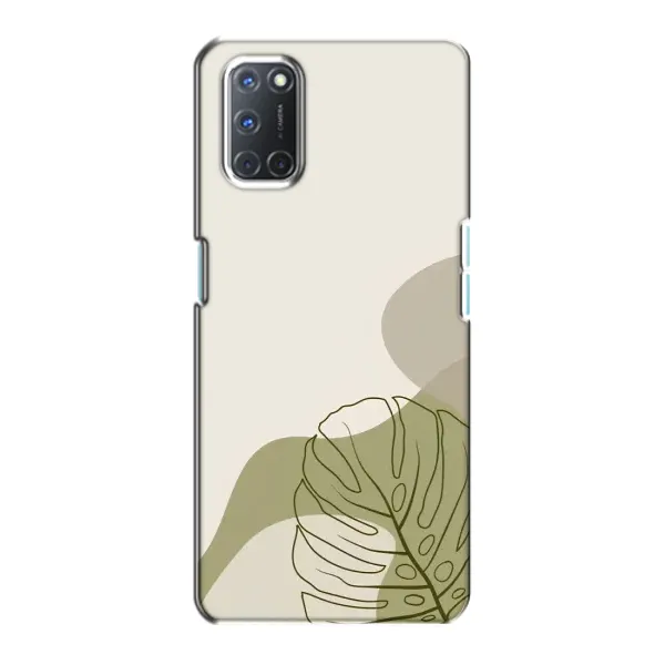 Чехол с принтом «Зеленая монстера дизайн» для OPPO A72
