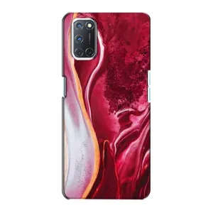 Чехол с принтом «Мрамор красный» для OPPO A72