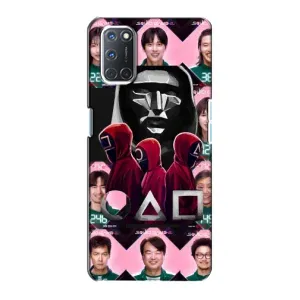 Чохол Гра в кальмара для Oppo A72 (Учасники Гра кальмара)