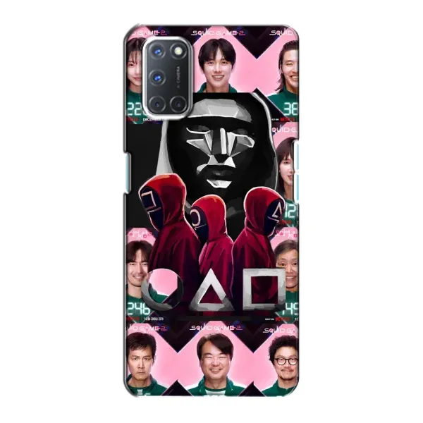 Чохол з принтом «Учасники Гра кальмара» для OPPO A72