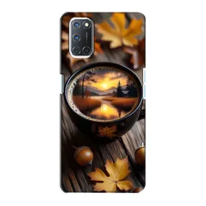 Чохол з принтом «Темна кава» для OPPO A72