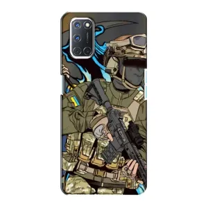 Чехлы с картинкой ЗСУ для Oppo A72 (AlphaPrint) (Воин ВСУ)