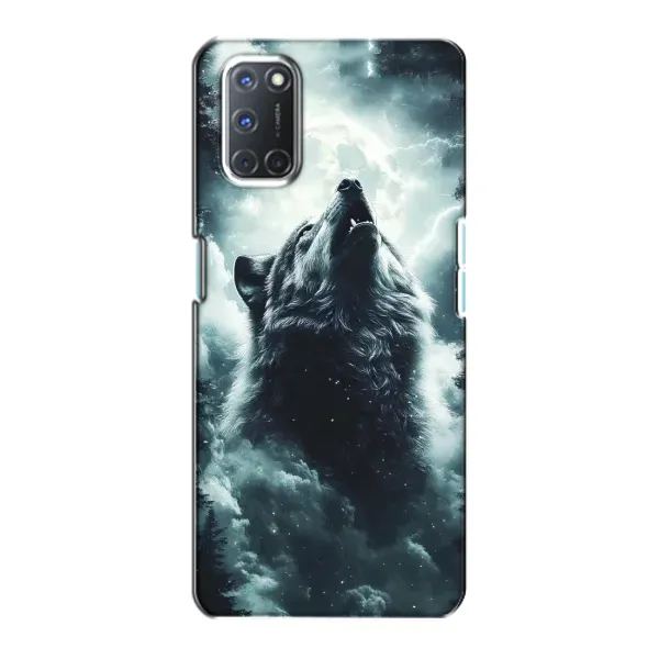 Чохол з принтом «Вовк у хмарах» для OPPO A72 Чохол з принтом «Вовк у хмарах» для OPPO A72