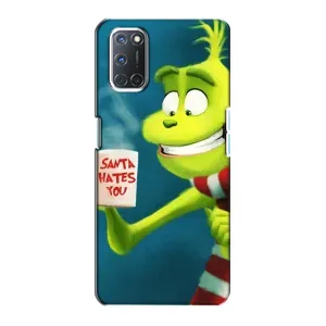 Рождественские Чехлы для Oppo A72 (VPrint) (Зеленый Гринч)