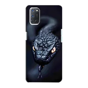 Чохол з картинкою 'Хижаки' для Oppo A72 (Чорна змія)