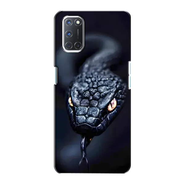 Чохол з принтом «Чорна змія» для OPPO A72 Чохол з принтом «Чорна змія» для OPPO A72