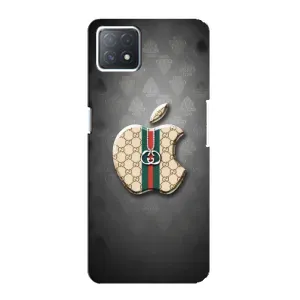 Чохол з принтом «Apple gucci» для OPPO A73 (5G)