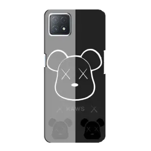 Чохол з принтом «БеарБрік очі» для OPPO A73 (5G)