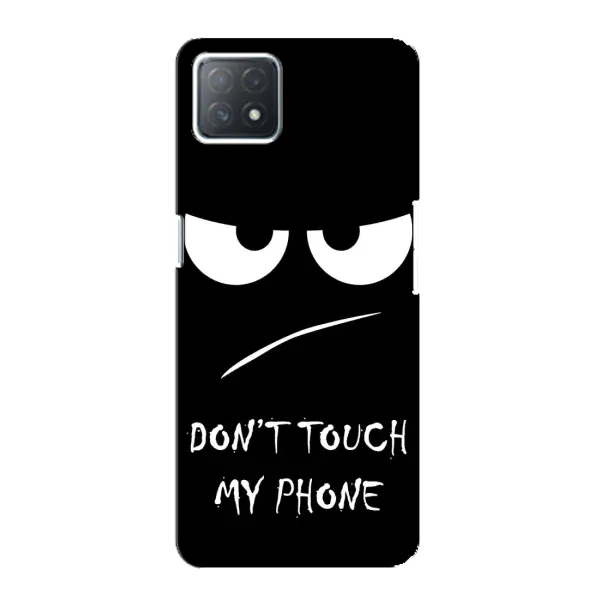 Чохол з принтом «Dont Touch» для OPPO A73 (5G)