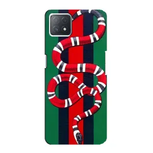 Чохол з принтом «Gucci змія» для OPPO A73 (5G)