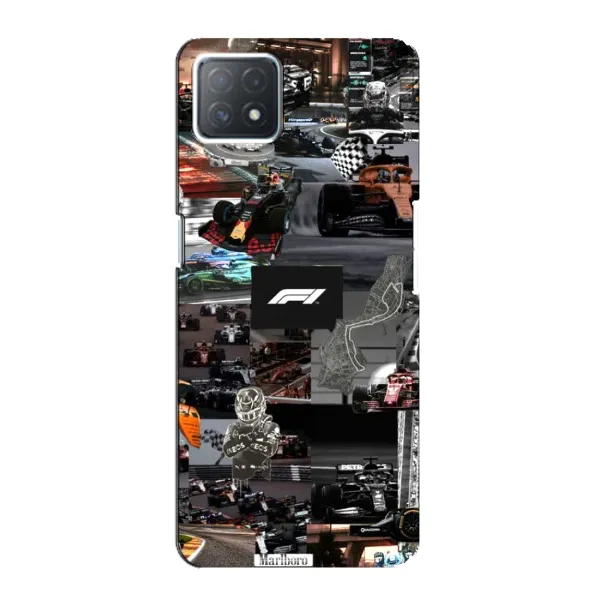 Чехол с принтом «Гоночный коллаж Ф1» для OPPO A73 (5G) Чехол с принтом «Гоночный коллаж Ф1» для OPPO A73 (5G)