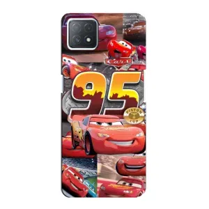 Силиконовый чехол Маквин для Oppo a73 (5G) (Коллаж Молния Маквин)
