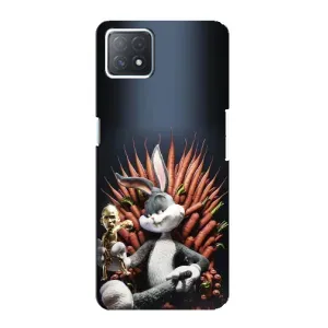 Чехол с принтом «Король Кролик» для OPPO A73 (5G)