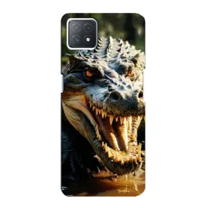 Чохол з картинкою 'Хижаки' для Oppo a73 (5G) (Небезпечний крокодил)