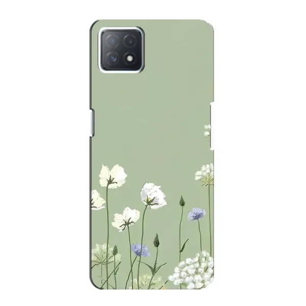 Чехол с принтом «Цветы на зеленом» для OPPO A73 (5G) Чехол с принтом «Цветы на зеленом» для OPPO A73 (5G)