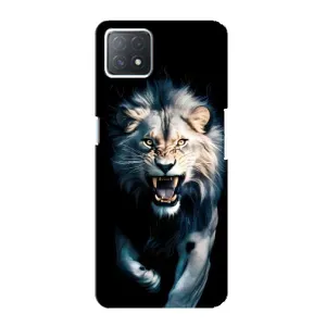 Чохол з картинкою 'Хижаки' для Oppo a73 (5G) (Лев у темряві)
