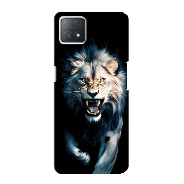 Чохол з принтом «Лев у темряві» для OPPO A73 (5G)
