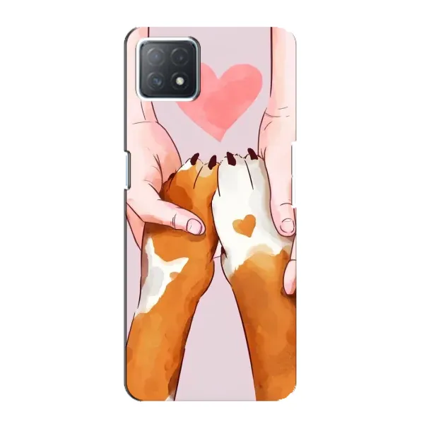 Чохол з принтом «Любовь до собак» для OPPO A73 (5G) Чохол з принтом «Любовь до собак» для OPPO A73 (5G)