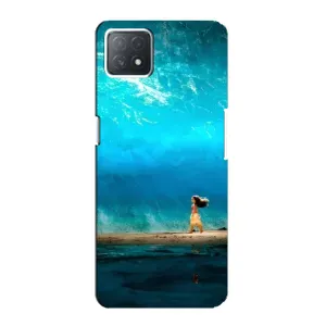 Чехол с мультфильмом Моана Oppo a73 (5G) (Океан Моана)