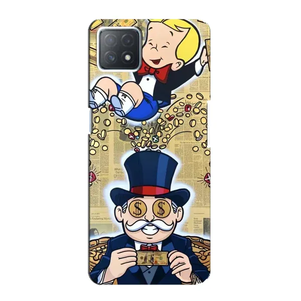 Чехол с принтом «Монополия Мен» для OPPO A73 (5G)