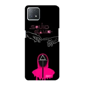 Чехол Гра в кальмара для Oppo a73 (5G) (Минимализм Игра кальмара)