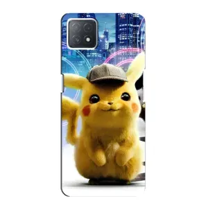Чохол з Пікачу на Oppo a73 (5G) (Пікачу в місті)