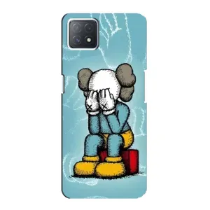 Чохол з принтом «Плач Bearbrick» для OPPO A73 (5G)