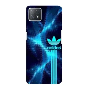 Чохол з принтом «Синій Адідас» для OPPO A73 (5G)