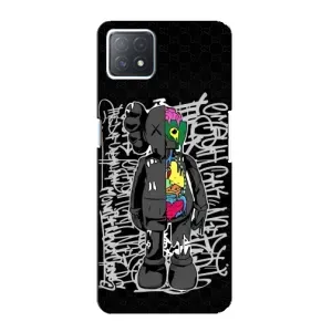 Чохол з принтом «Стиль Bearbrick» для OPPO A73 (5G)