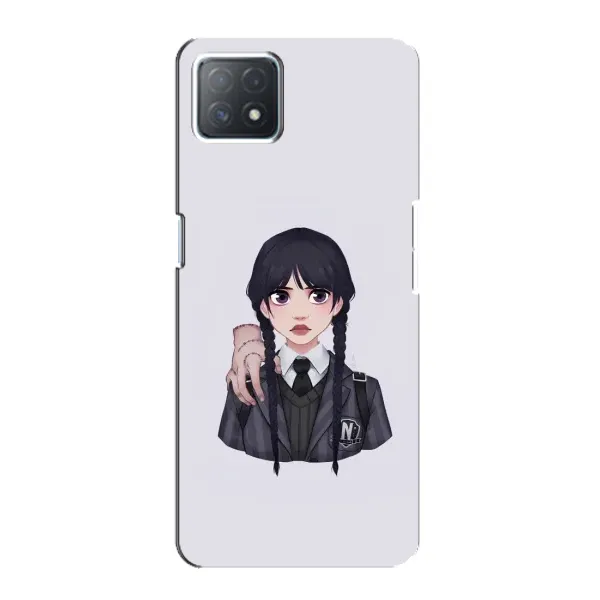 Чехол с принтом «Уэнздей и Вещь» для OPPO A73 (5G) Чехол с принтом «Уэнздей и Вещь» для OPPO A73 (5G)