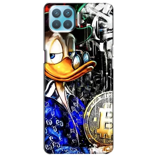 Чехол с принтом «Биткойн Скрудж» для OPPO A73