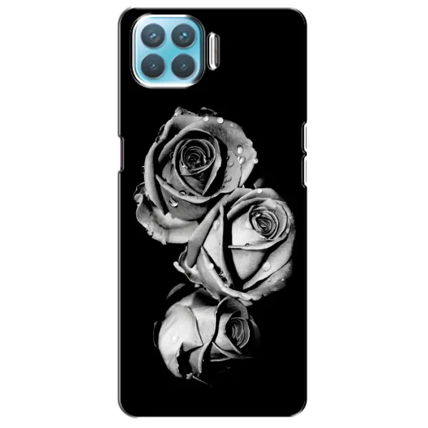 Чохол з принтом «Чорна троянда» для OPPO A73