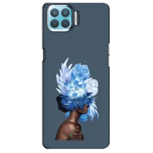 Чохол з принтом «Квіти на голові» для OPPO A73