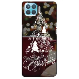 Різдвяні Чохли для Oppo A73 (VPrint) (Ялинка яскрава)