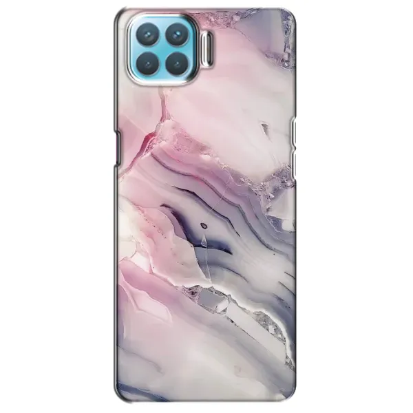Чохол з принтом «Пурпурний Мрамор» для OPPO A73