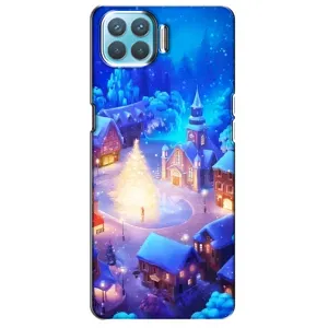 Різдвяні Чохли для Oppo A73 (VPrint) (Різдвяне місто)