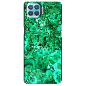 Чохол з принтом «Салатовий Мрамор» для OPPO A73