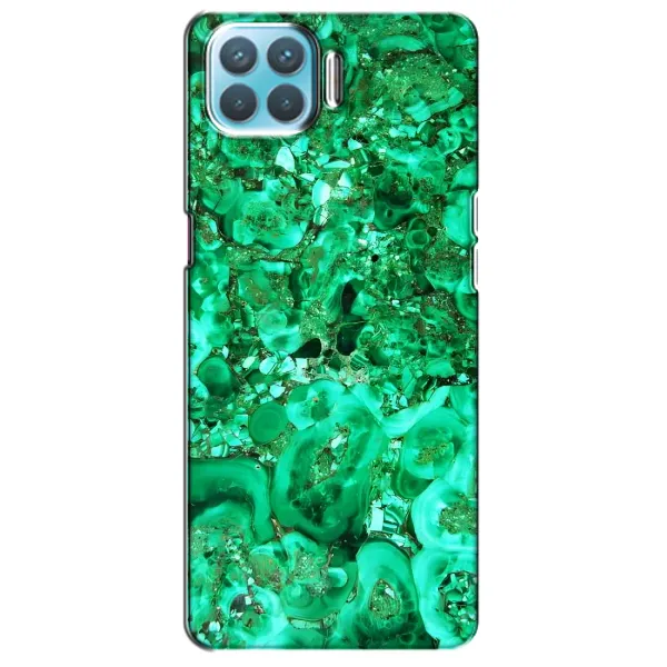 Чохол з принтом «Салатовий Мрамор» для OPPO A73