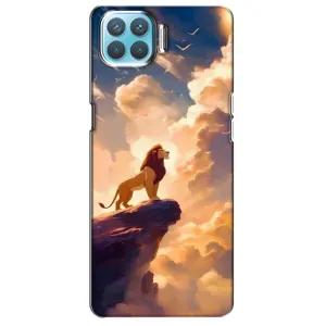 Чохол Король лев на OPPO Á73 (Сімба на скелі)