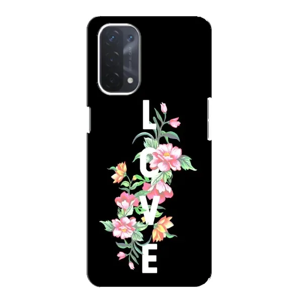 Чохол з принтом «Квіти LOVE» для OPPO A74 (5G) Чохол з принтом «Квіти LOVE» для OPPO A74 (5G)
