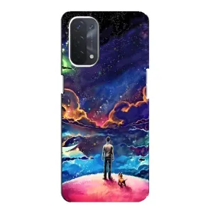 Чохол з принтом «Вид Галактики» для OPPO A74 (5G)