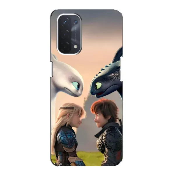 Чехол с принтом «Иккинг и Астрид» для OPPO A74 (5G)