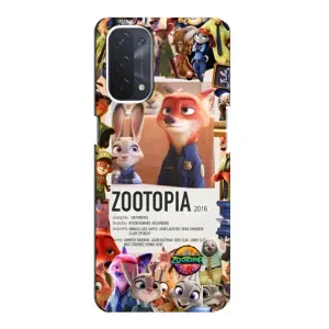 Чохол Зоотрополіс на Oppo a74 (5G) (Постер Зоотрополіс)