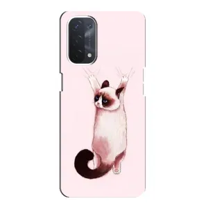 Чохол на OPPO a74 (5G) з Котиками (VPrint) (Котик падає)