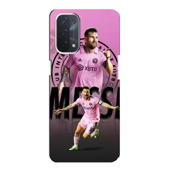 Чохол з принтом «Messi Miami» для OPPO A74 (5G)